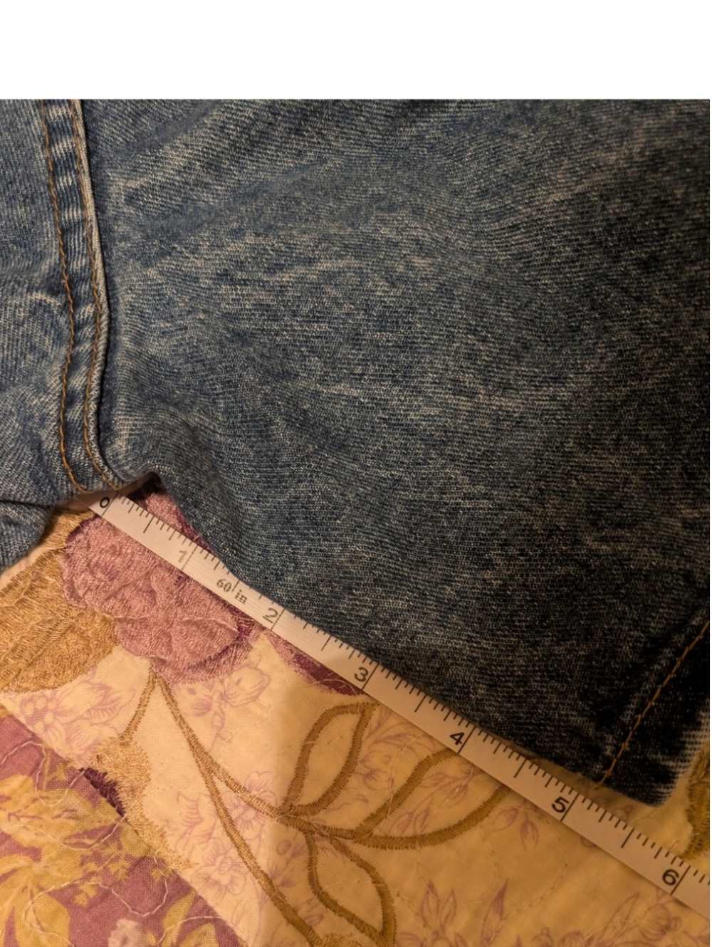 3/$15 Vintage Made in the Shade Denim High Rise Mom Shorts 90s - 26 - Picture 10 of 12